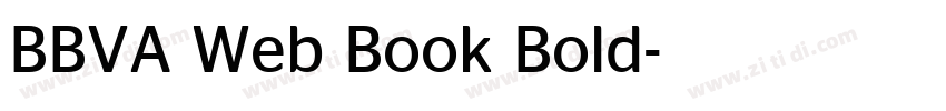 BBVA Web Book Bold字体转换 BBVA Web Book Bold字体转换